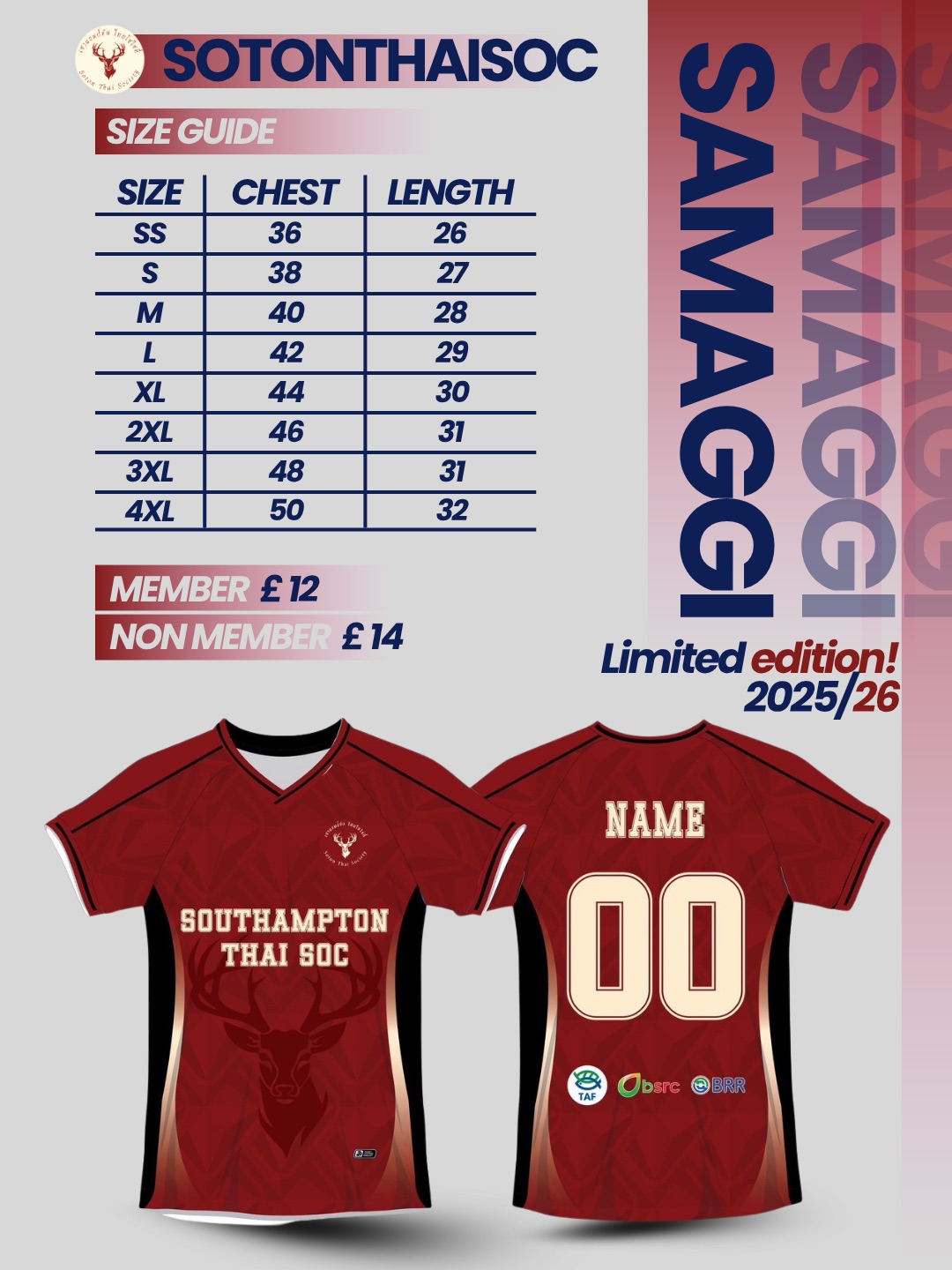 Soton Samaggi Jersey